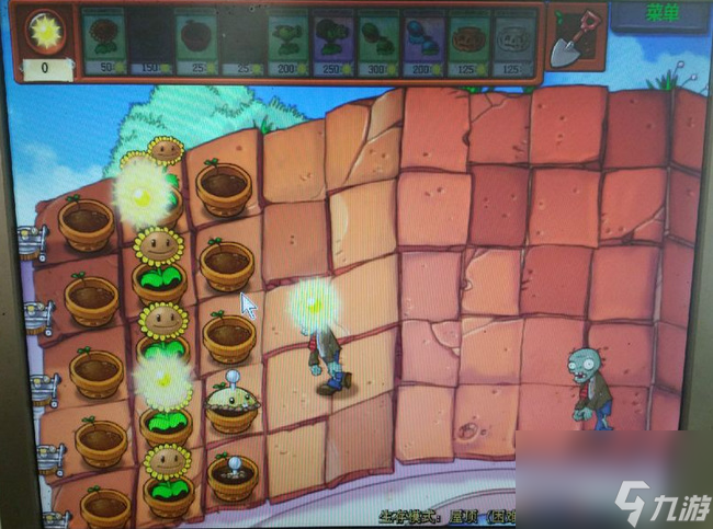 植物大战僵尸屋顶大块头和气球怎么过关1
