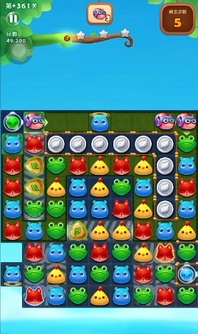 开心消消乐精英第361关怎么过3