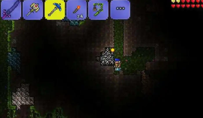 泰拉瑞亚怎么快速找到剑冢2