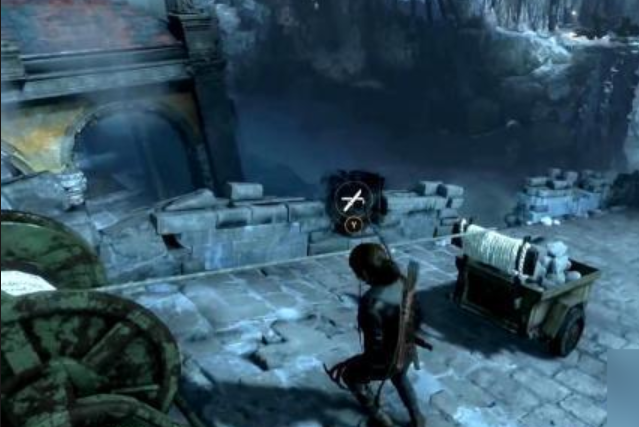 古墓丽影崛起废弃矿坑怎么过1