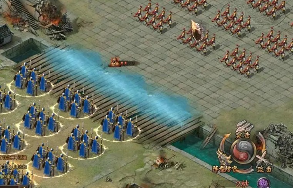 攻城掠地阵法如何放1