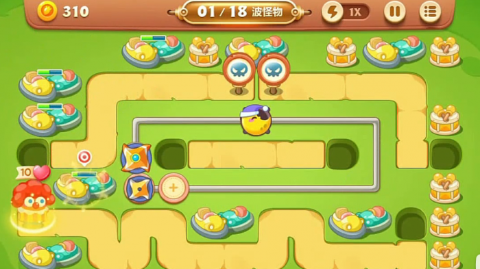 保卫萝卜3游乐场第4关怎么过2