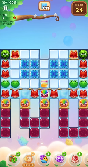 开心消消乐隐藏100关怎么过1