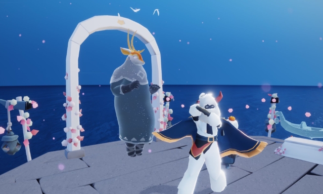 光遇雪人套装怎么搭配1