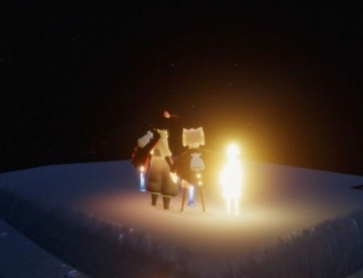 怎样才能到达光遇晨岛中的彩虹桥2