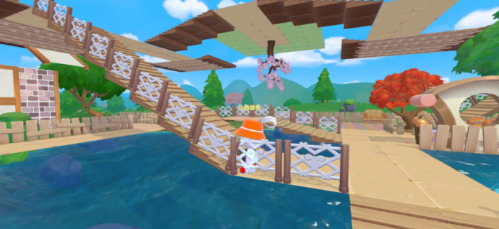 摩尔庄园建筑怎么放水上2