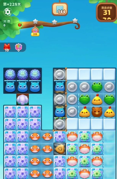 开心消消乐精英关228关怎么过3