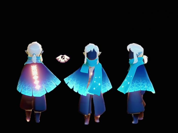 光遇深海季短斗篷怎么搭配1