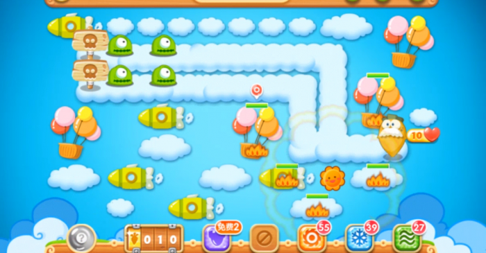 保卫萝卜2攻略57关怎么过2