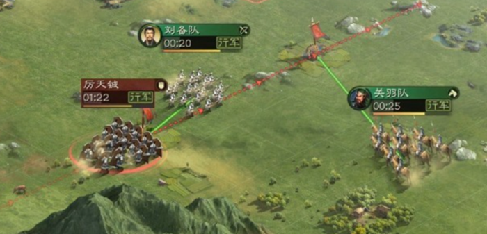 三国志战略版怎么两队打一块地1