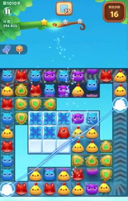开心消消乐1010关怎么打2