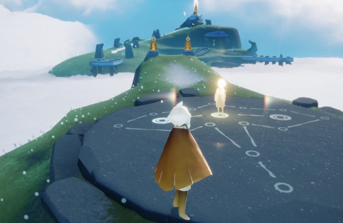 光遇云野光之翼怎么过3