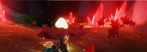 光遇霞谷陨石区怎么进3