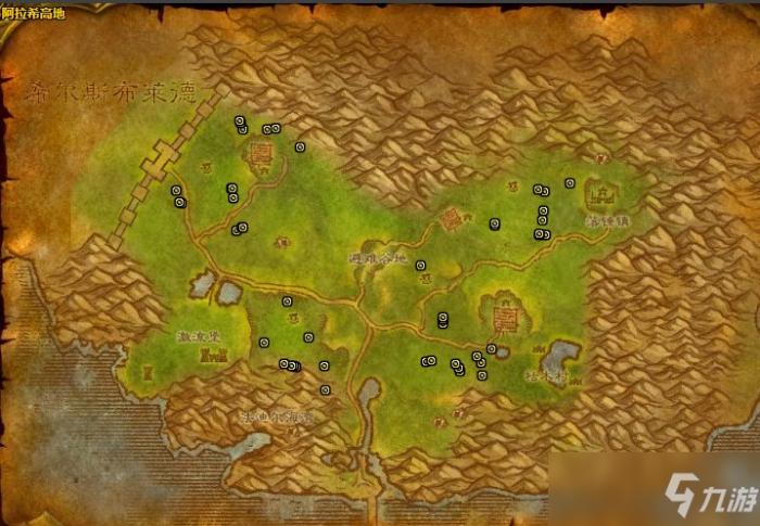 魔兽世界枯叶草哪里多